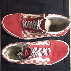Vans Red and White